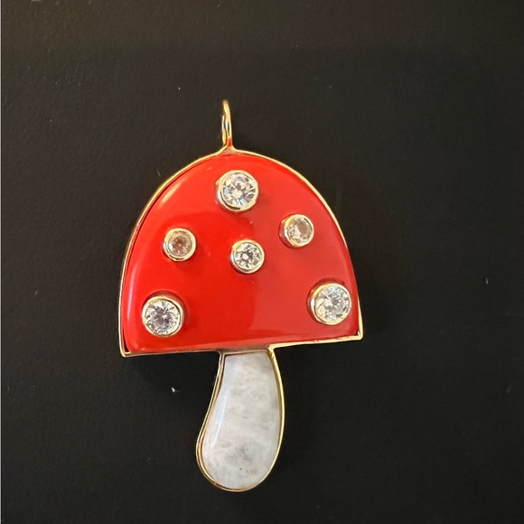 Brent Neale look-alike Stone and Gemstone Gold Plated Assorted Mushrooms 🍄 - Picture 4 of 16